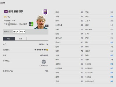 《FIFA online4》彼得·舒梅切尔球员信息