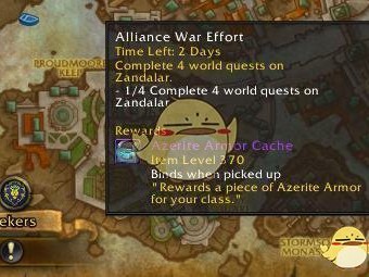 《魔兽世界》8.0版本中，提升艾泽里特护甲装备等级的攻略：教你如何有效提高你的艾泽拉斯之心加成装备强度。