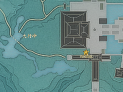 诛仙世界青云门百景游竹光照水色位置在哪