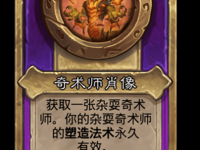 炉石传说酒馆战棋新大饰品奇术师肖像介绍