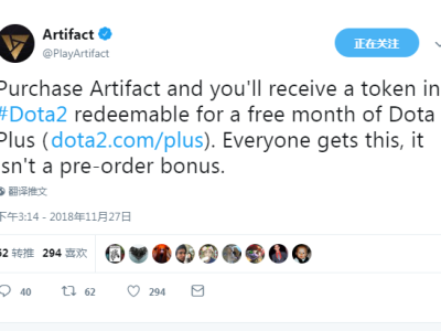 《Artifact》购买奖励送DOTA2会员