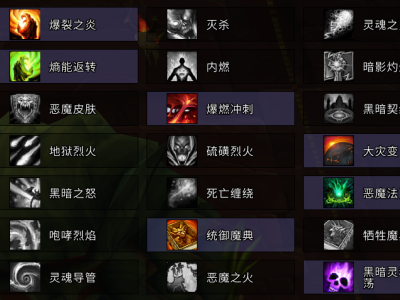 《魔兽世界》8.15毁灭术天赋加点选择