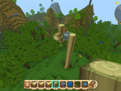 《迷你世界》旋转炸山火箭炮制作攻略