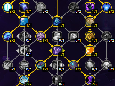 以下是魔兽世界11.0版本中奥术、火焰和冰霜三个专精法师天赋加点和属性优先级建议。