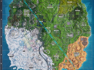 《堡垒之夜》雪原地图打法攻略