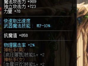 《DNF》男漫游哈林史诗武器搭配