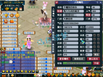 梦幻西游49级大唐属性展示