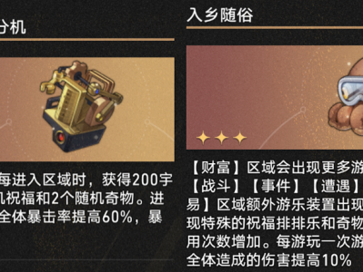 崩坏星穹铁道3.3差分宇宙奇物推荐