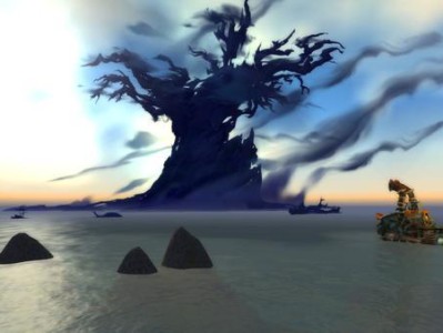 《魔兽世界》8.1测试服更新：泰达希尔只剩下烧焦的树干