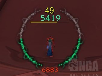 魔兽世界巫妖王之怒版本法师血量和法力值监控WA插件