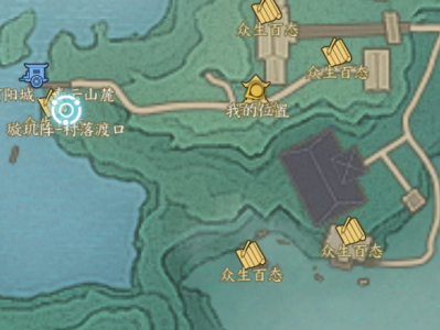 诛仙世界草庙村百景游幽径动浮光位置在哪