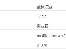 我的世界武林江湖服务器一览2025